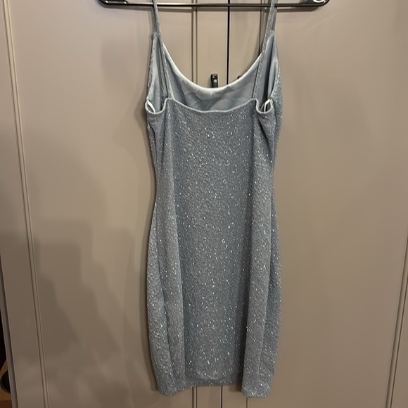 NWT windsor Seafoam blue sparkly dress! Holiday! - Picture 5 of 7